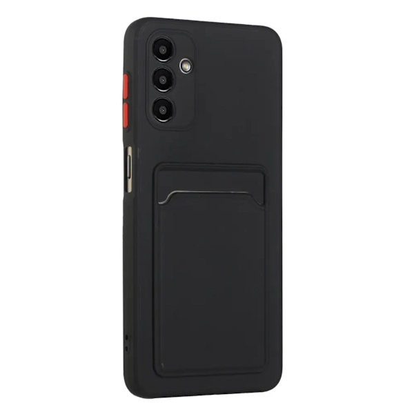 Sort kortholder etui beskyttelse Samsung S24/S23FE - VÆLG: BLACK SAMSUNG GALAXY S23 FE