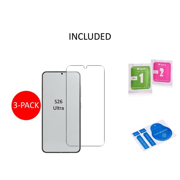 3-Pack 1SWEDEN skärmskydd för Samsung Galaxy S26 Ultra Transparent