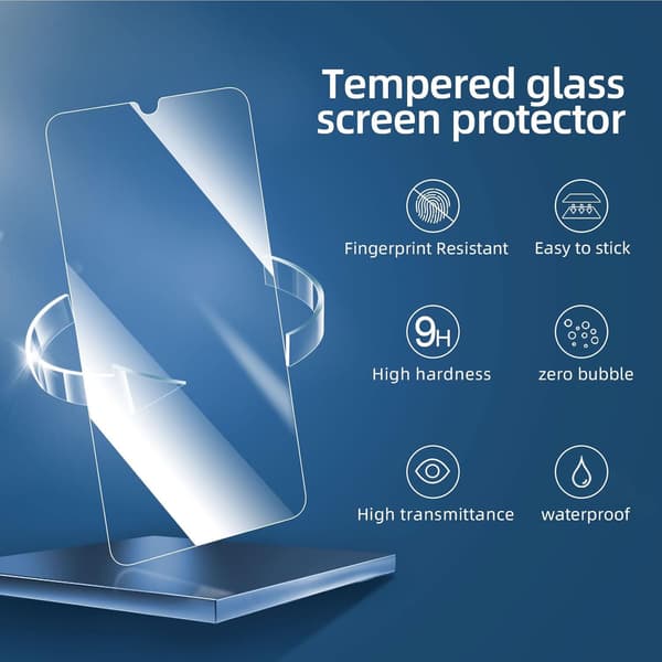2-Pack Samsung Galaxy A16 Skärmskydd Härdat Glas Premium