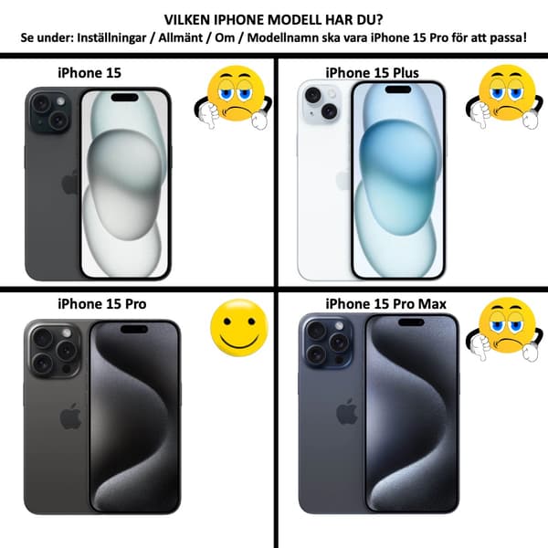 iPhone 15 Pro pung etui pung etui cover kort brun - Brun iPhone 15 Pro