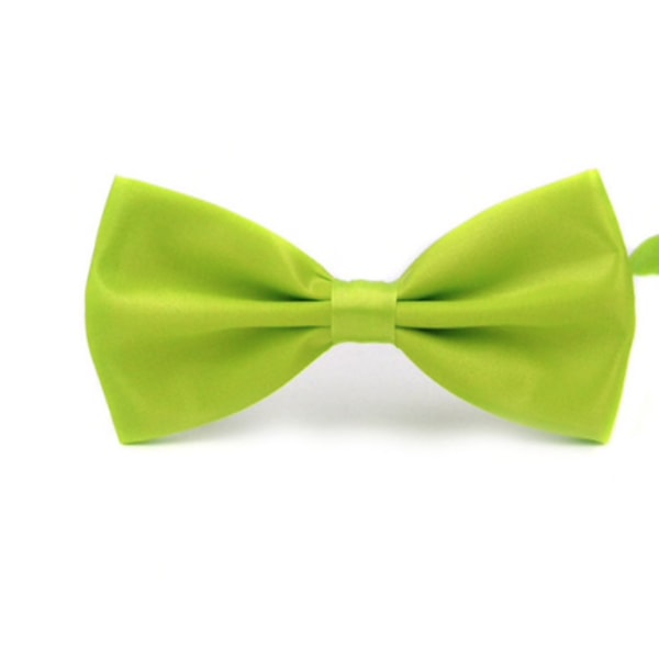 Enfärgad slips, perfekt till kavaj och kostym Neon grön