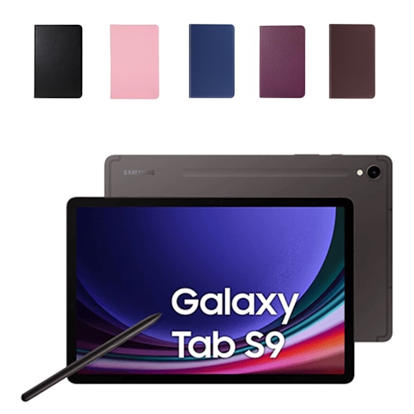 Samsung Galaxy Tab S9 etui cover - Sort Sort