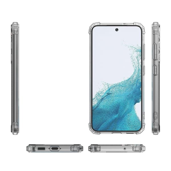 Samsung S23 -kuori Army V3 läpinäkyvä  