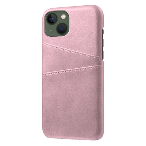Korthållare Iphone 15 Plus skal mobilskal hål laddare hörlurar - Ljusbrun / beige iPhone 15 Plus