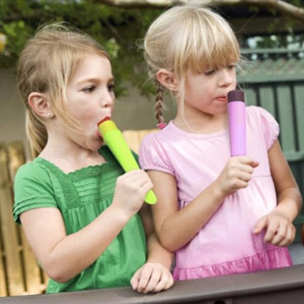 4-pack mini pop upp glass isglass tillverka barn sommar grön - grön