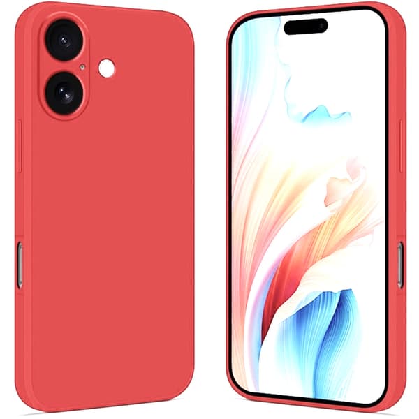 Iphone 17 skal mobilskal silikone / TPU - VÆLG: RED IPHONE 17