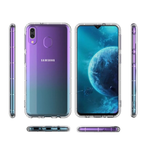 Samsung Galaxy A20e/A40/A50/A70/A10/J6 skal fodral cushion - Transparent Galaxy A20e mobilskal