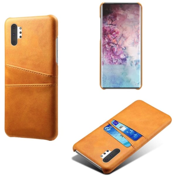 Samsung Note 10 Plus kotelo matkapuhelimen kotelon aukko laturikuulokkeille - Light brown / beige Samsung Galaxy Note10+