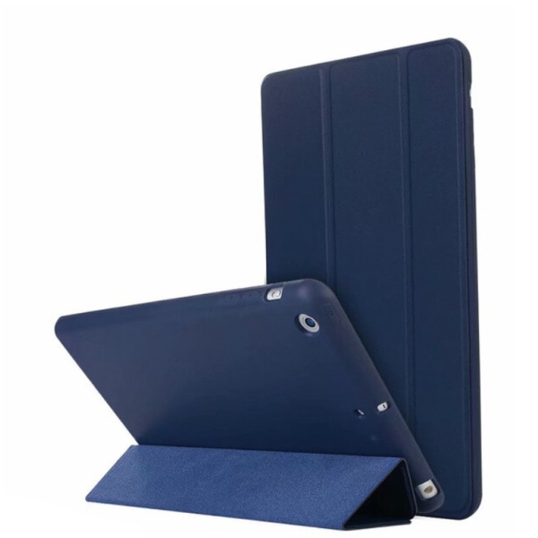 Alla modeller iPad fodral Air/Pro/Mini silikon smart cover case- Mörkblå Ipad 2/3/4 från år 2011/2012 Ej Air