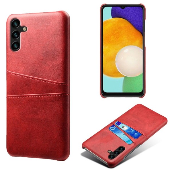 Kortholder Samsung A14 5G shell mobil shell hul oplader hovedtelefoner - Red Samsung Galaxy A14 4G/5G