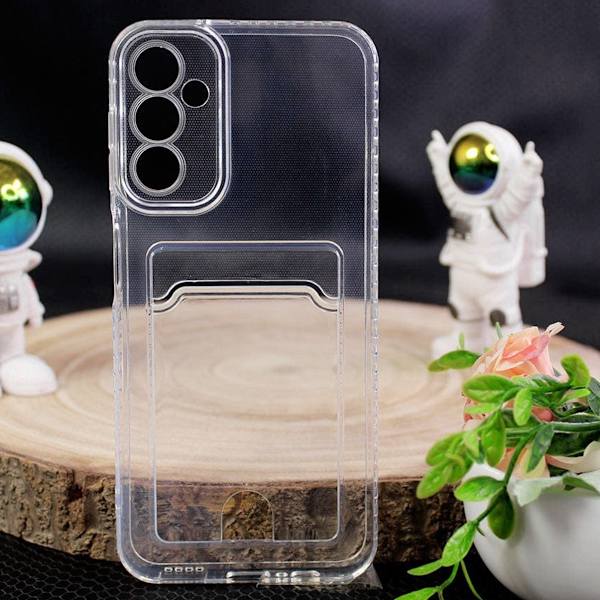 Samsung Galaxy A05s cover kortholder mobilcover slot - Transparent SAMSUNG A05S