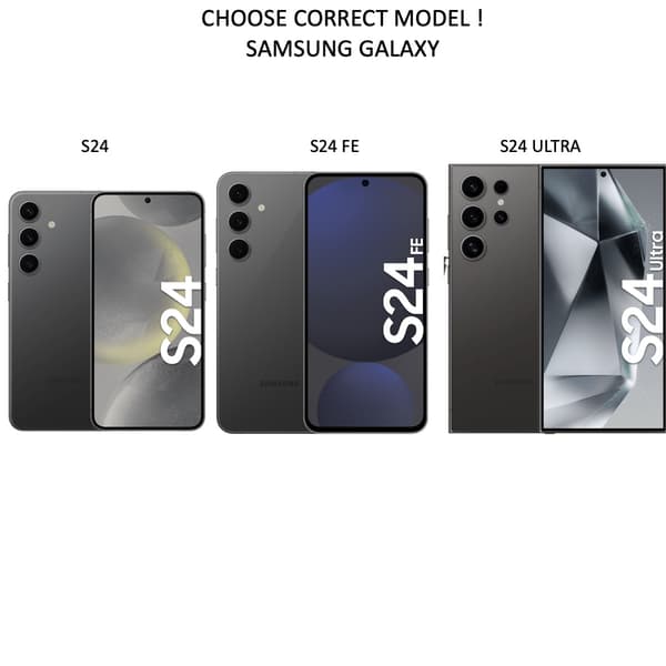 Samsung Galaxy S24 FE pung etui kortholder - Sort SAMSUNG S24 FE