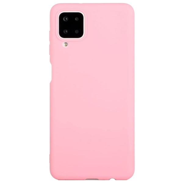 Silikon TPU skal Samsung A12 fodral mobilskal skärmskydd rosa - Rosa Galaxy A12