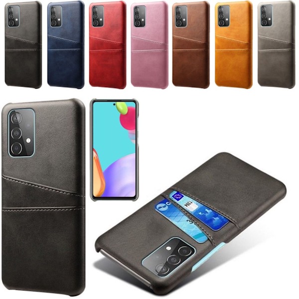 Samsung Galaxy A53 -kotelo korttipaikalla Red Samsung A53 5G
