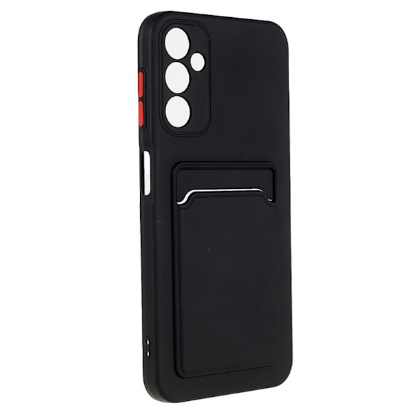 Sort kortholder etui beskyttelse Samsung S24/S23FE - VÆLG: BLACK SAMSUNG GALAXY S23 FE