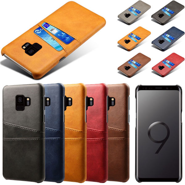 Samsung Galaxy S9 -kuori - suojakotelo - korttikotelo - kuoret Gray
