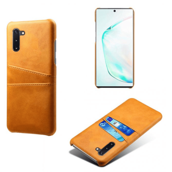 Samsung Galaxy Note 10 skal mobilskal hål åt laddare hörlurar - Svart Note10