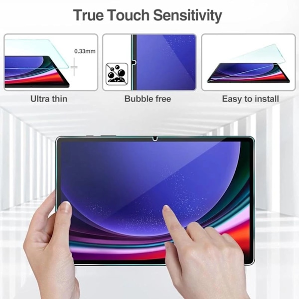 Samsung Galaxy Tab S9 -näytönsuoja karkaistu lasi 9H läpinäkyvä  
