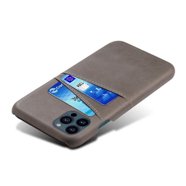 iPhone 15 Pro Max skal fodral kort - VÄLJ: MÖRK BRUN  