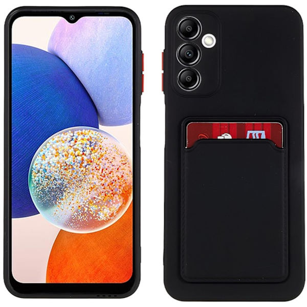 Samsung Galaxy A15/A25/A55/A05s -kotelo korttittelisillä BLACK SAMSUNG A15