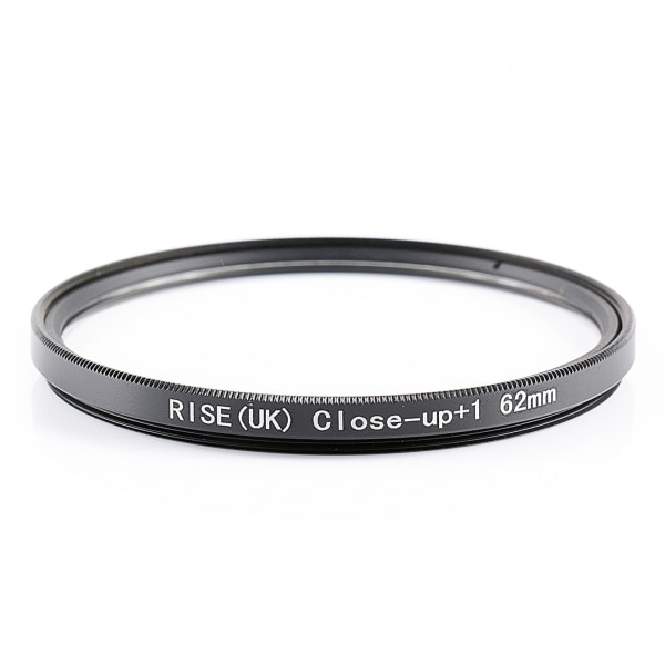 62 mm +1 close up- / makro- / närbildsfilter Svart