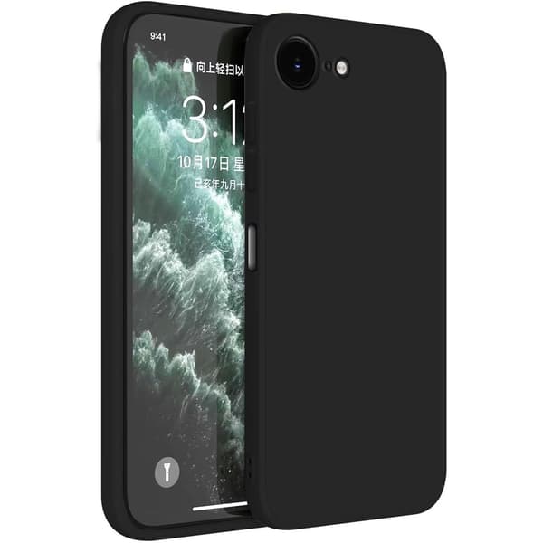 Iphone 16e kuori puhelinkuori silikoni / TPU - VALITSE: BLACK IPHONE 16E