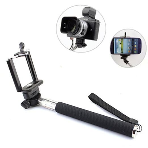 MONOPOD ENBENT STATIV FÖR IPHONE SAMSUNG OCH ANDRA MOBILER flerfärgad