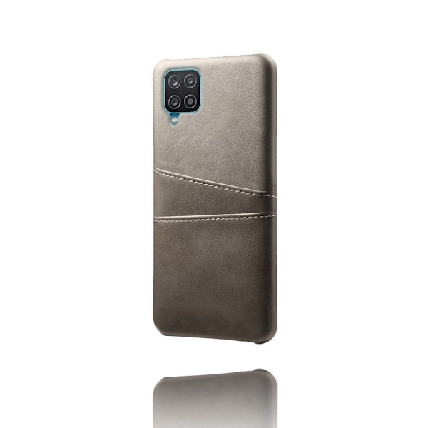 Samsung Galaxy A12 -kotelo korttipaikalla - Harmaa A12