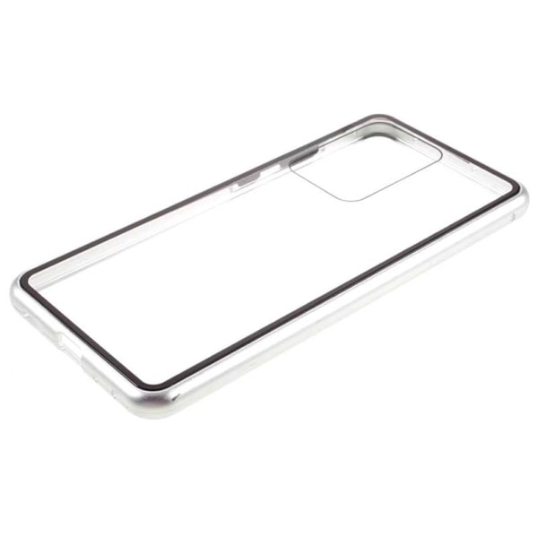Qi Magnet Cover Case Samsung S7 / S8 / S9 / S10 / S20 E / + / U / FE - Silver S20 Ultra