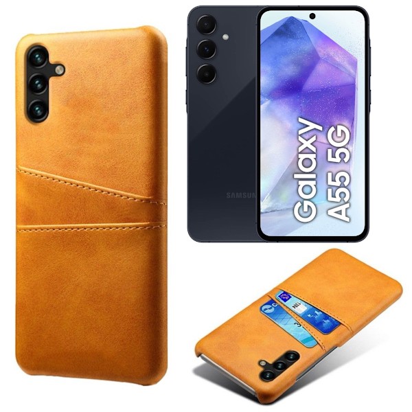 Samsung Galaxy A55 -puhelimen korttikotelo Vaaleanpunainen Samsung A55