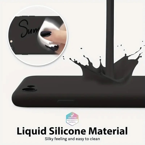 Silikone TPU cover Iphone 16e/16e5G etui mobilcover skærmbeskyttelse - White Iphone 16e