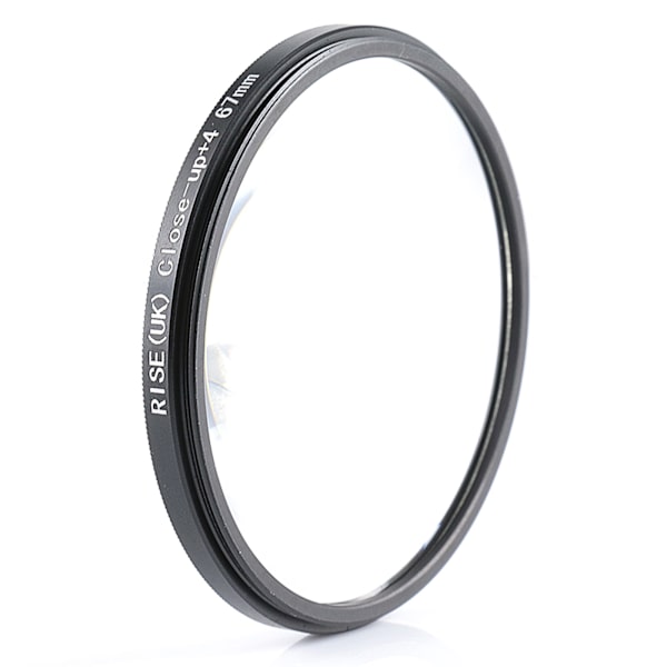 67 mm +4 close up- / makro- / närbildsfilter Svart