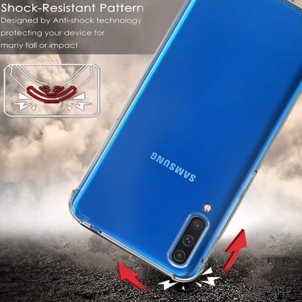 Samsung A21s/A70/A41/A50/A10/J6 skal mobiltelefon cover Army V3 - Transparent A50 / A50S / A30S Samsung Galaxy
