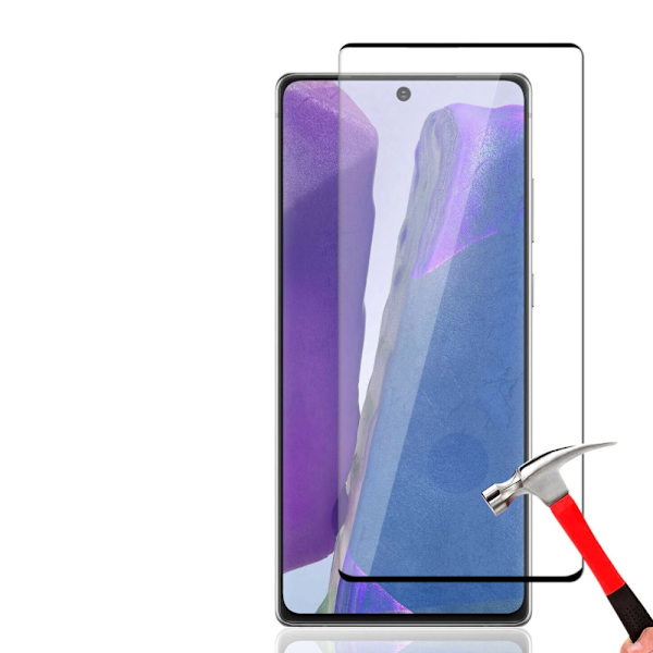 Samsung Note 20/9/8 suojakalvo Galaxy - Transparent med svart ram NOTE 9