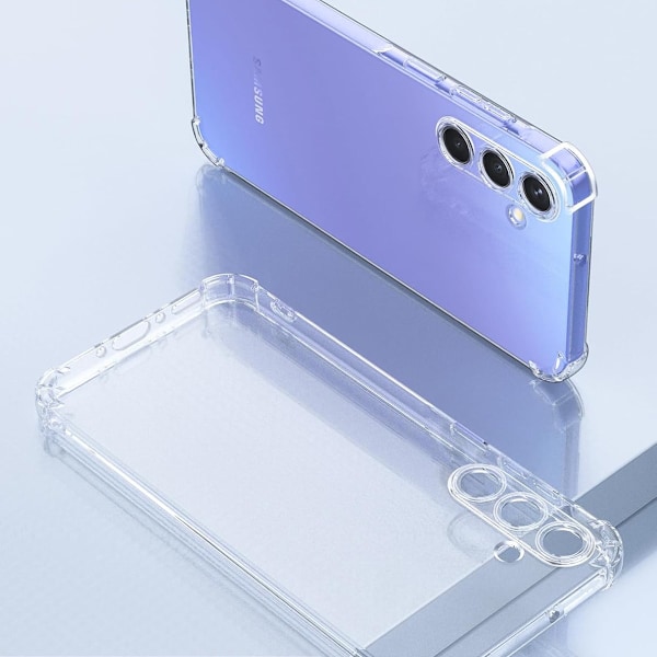 Army V3 Samsung Galaxy A15/A16/A55 skal etui - TRANSPARENT SAMSUNG A55