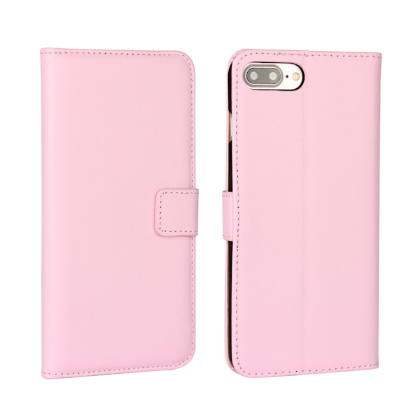 iPhone 7/8 Plus lompakkokotelo lompakko kotelo kuori suoja vaaleanpunainen - PINK iPhone 7 Plus / Iphone 8 Plus