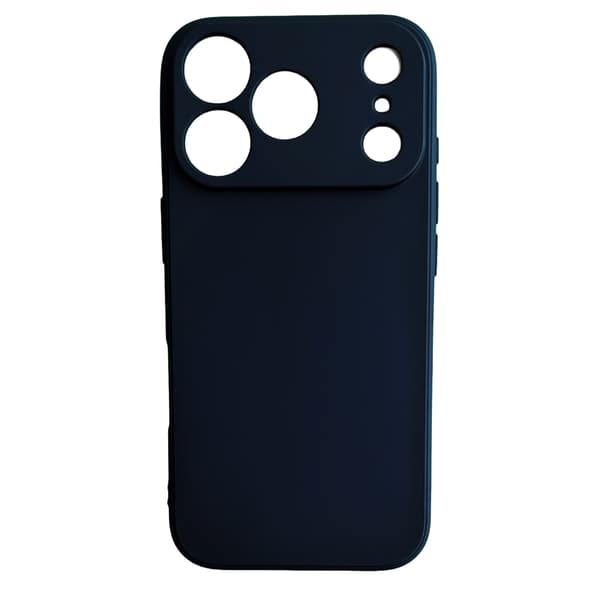 Iphone 17 Pro skal mobilskal silikon /  TPU - VÄLJ: SVART IPHONE 17 PRO