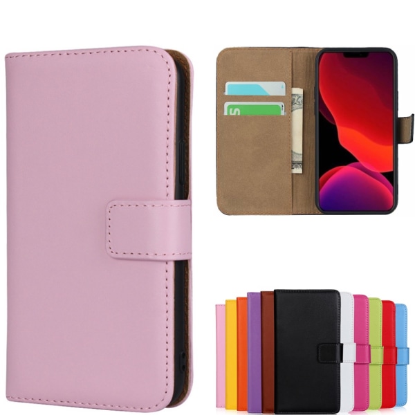 iPhone 13 plånboksfodral plånbok fodral skal mobilskal cerise - CERISE iPhone 13