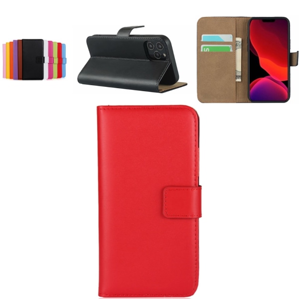 iPhone 13 Pro / ProMax / mini cover pung kortholder - Rød Iphone 13