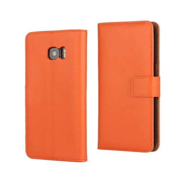 Samsung Galaxy S10/S10+/S10e plånbok skal fodral skydd skinn - Orange Samsung Galaxy S10+