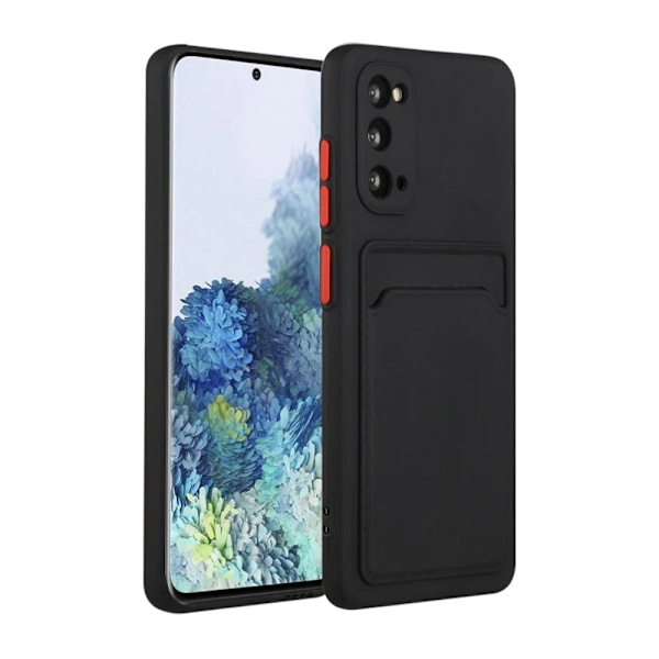 Musta korttikotelo kotelo Samsung A21S/A20E/A50/A10 - Black A10 Samsung Galaxy