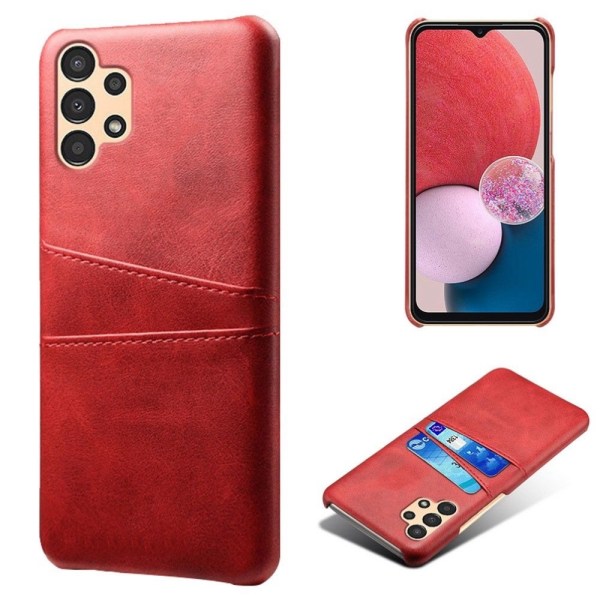 Samsung Galaxy A13 4G coverkort - Rød Samsung A13 4G