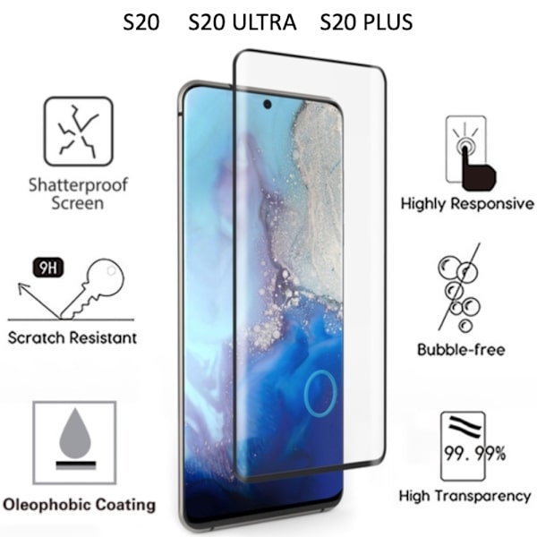Skærmbeskyttelse Samsung Galaxy S10/S20 Ultra/Plus/E skal - Transparent S10 PLUS