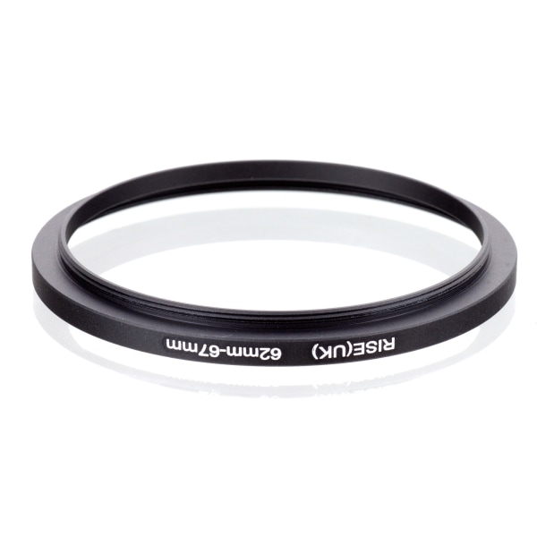 62 - 67 mm adapterring / step-up ring svart