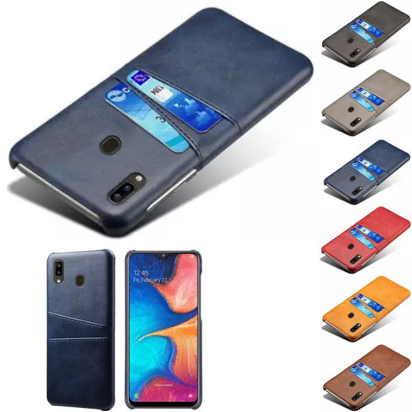 Samsung Galaxy A20e -kotelo korttipaikalla - Punainen A20e