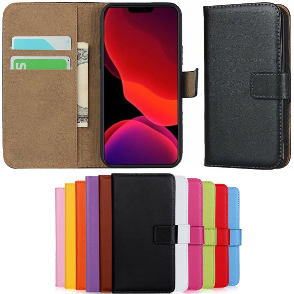 iPhone 13 mini plånboksfodral plånbok fodral skal kort orange - Orange iPhone 13 mini