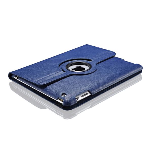 Beskyttelse 360° rotation iPad 2/3/4 etui stativ skærmbeskyttelse skal taske: Mørkeblå Ipad 2/3/4 fra 2011/2012 Ikke Air