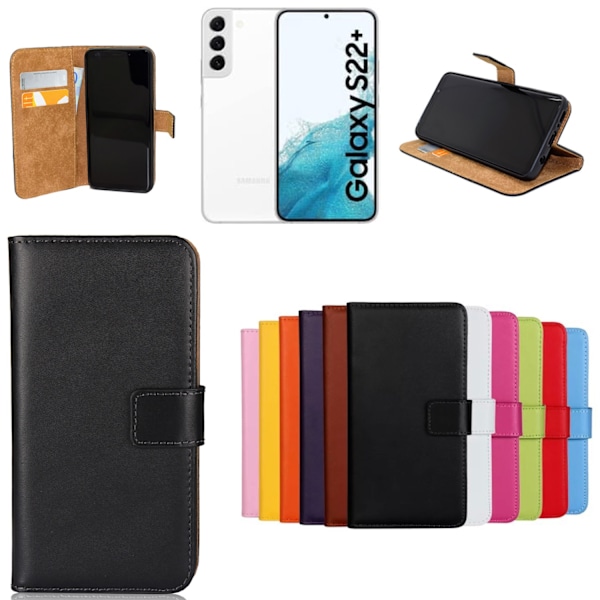 Samsung Galaxy S22 Plus fodral plånboksfodral skal - VÄLJ: ORANGE SAMSUNG S22 PLUS 5G