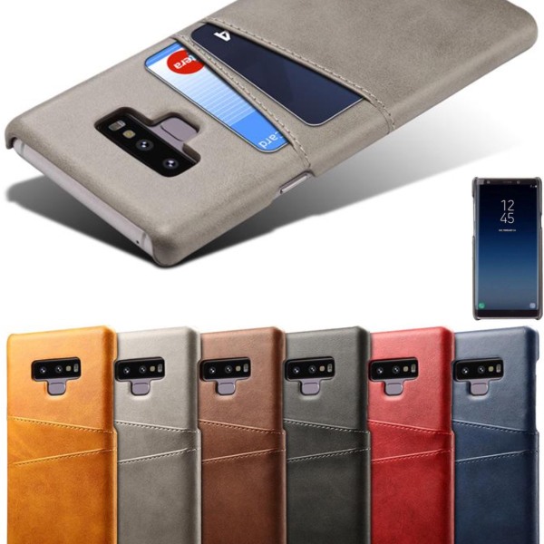 Samsung Galaxy Note9 -kotelo korttipaikalla - Punainen Note9