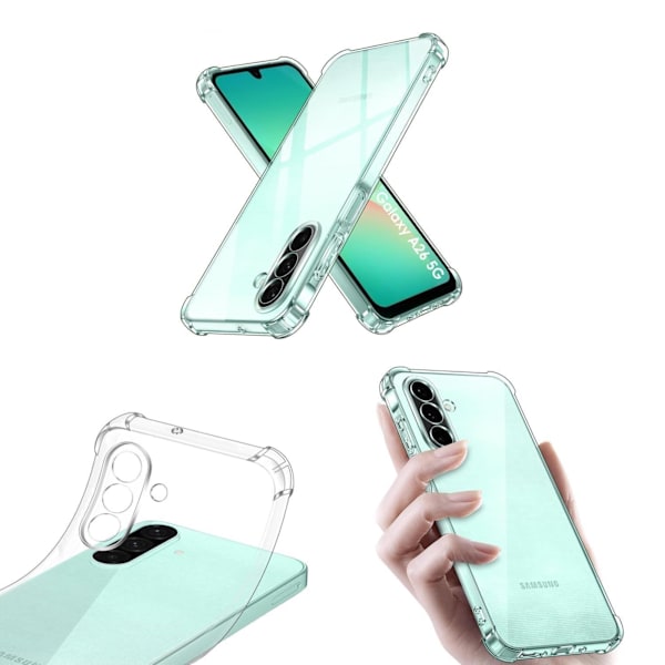 Samsung Galaxy A26 kuori kotelo Army V3 - Transparent Samsung A26